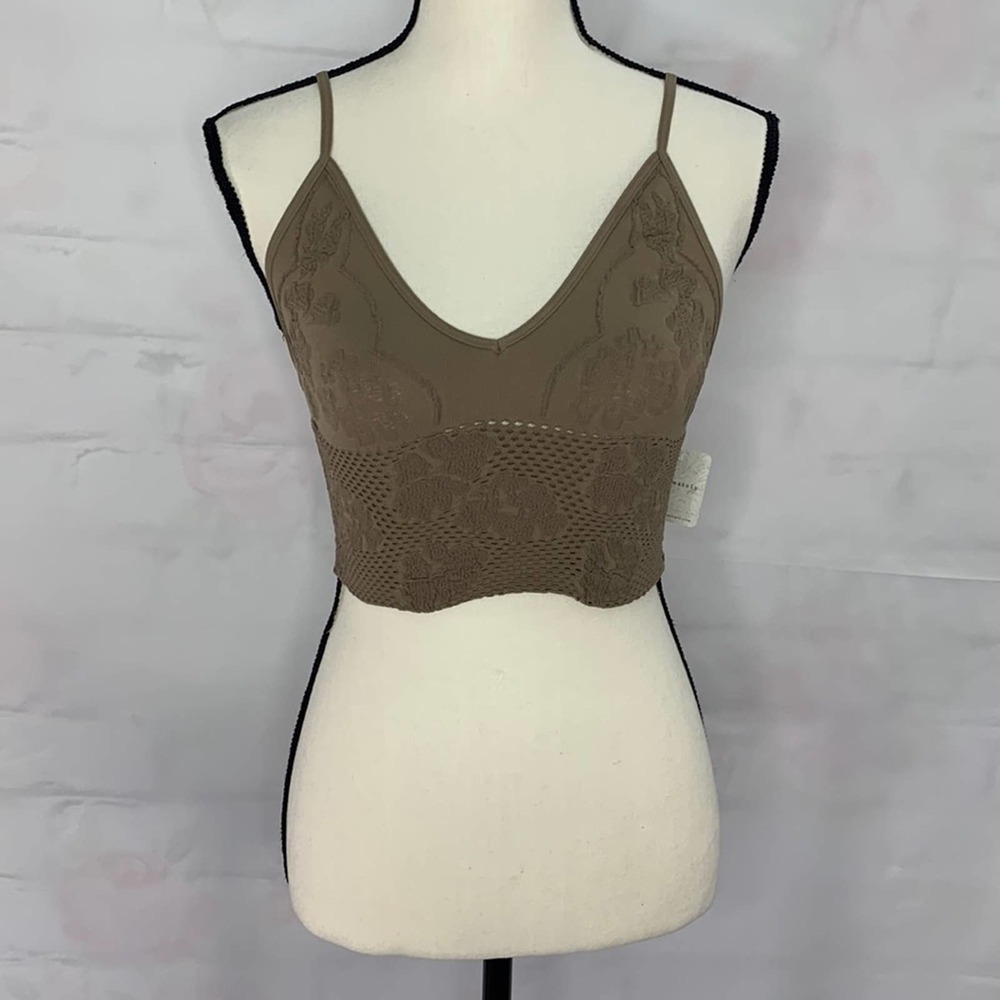 Free People Candy Seamless Bralette (NWT)